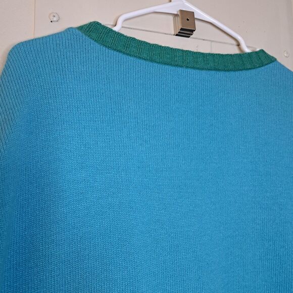 Sundance Women Sweater Cashmere And Wool Blend Size L Two Tone With Pockets - Picture 11 of 11